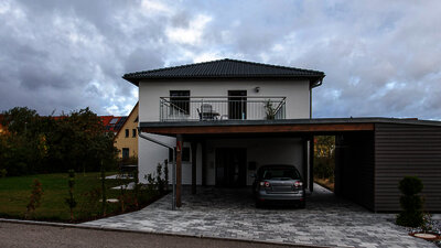 Signatur-Haus Außenansicht