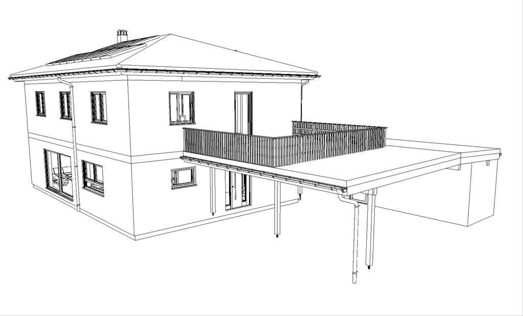 Signature-Haus stilisiert